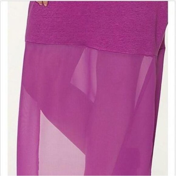 Lane Bryant Linen Chiffon Hem Belted Maxi Dress 14/16 - Picture 3 of 3